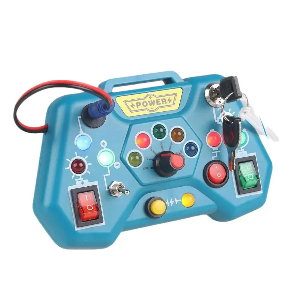 Brinquedo Educativo Montessori com Luz LED e Interruptor