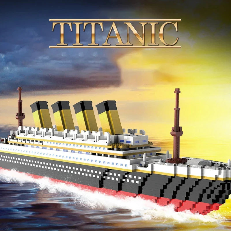 Blocos De Montar Titanic Realismo Incrível