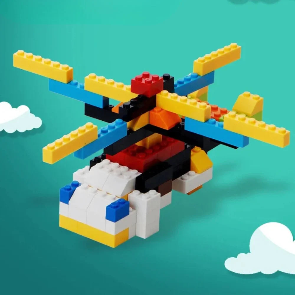 Blocos de Montar 1000 Peças Brinquedo Educativo Clássico